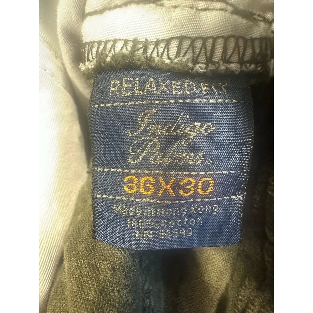 Vtg Indigo Palms Tommy Bahama Corduroy Pants Mens 36x30 Wide Whale Relaxed‎ Fit